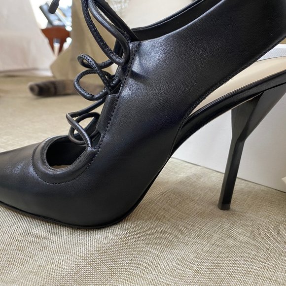 3.1 PHILLIP LIM MARTINI LACE-UP HEELS (SZ 7) (EUC) - Picture 2 of 10